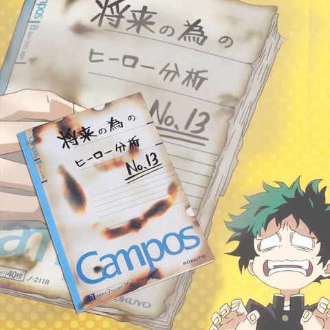 Japón Anime porque mi héroe Academia Deku todo podría accesorios Notebook regalo de los estudiantes ► Foto 1/6