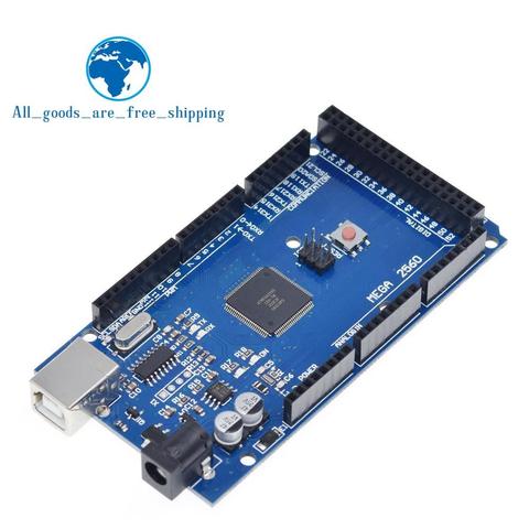 MEGA2560 MEGA 2560 R3 (ATmega2560-16AU CH340G) Placa de desarrollo de placa USB AVR MEGA2560 para arduino ► Foto 1/6