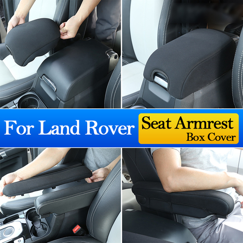 Cubierta de compartimento de reposabrazos para asiento central de coche, accesorio de moda para Land Rover Discovery Sport 4/5 LR3 LR4 LR5 Range Rover Sport Freelander 2 ► Foto 1/6