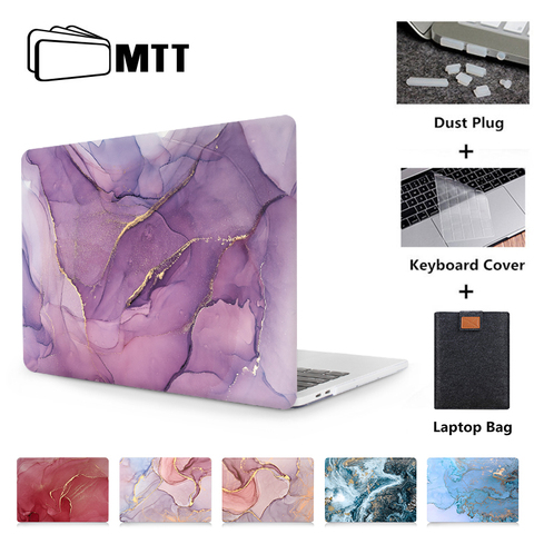 MTT funda de portátil para Macbook Air Pro 11 12 13 15 16 mármol duro cubierta para Macbook air 13 funda a2179 a1466 a2289 a2337 a2338 ► Foto 1/6