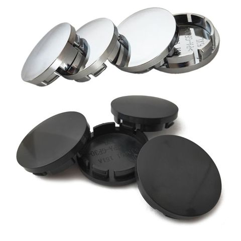 Set de 4 unidades de 56mm para tapas de cubo de rueda Universal ABS, cubierta protectora para llanta de vehículo ► Foto 1/6