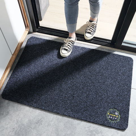 Felpudo antideslizante rectangular para puerta de entrada, alfombra de bienvenida para el hogar, pasillo, baño, cocina ► Foto 1/6