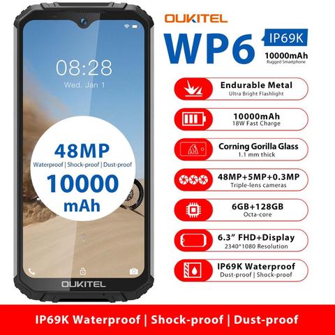 OUKITEL WP6 10000mAh 6,3 