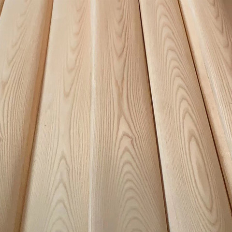 Ropero de madera Natural de Fresno americana (C.C.), muebles de bricolaje, mesa de madera para oficina, dormitorio, silla de noche, 250x15cm ► Foto 1/6