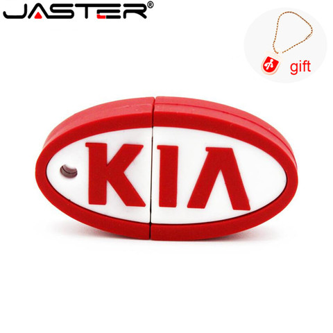 JASTER-pen drive de silicona para coche, 4GB, 8GB, 16GB, 32GB y 64GB, pendrive usb de dibujos animados, regalo para memoria usb ► Foto 1/5