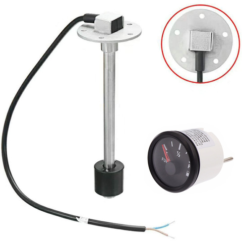 Sensor de nivel de combustible para coche, unidad receptora para niveles de agua, 0 ~ 190 ohm / 240 ~ 33 ohm, 150 mm, 200 mm, 250 mm, 300 mm, 350mm y 450mm ► Foto 1/5