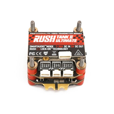 RUSHFPV prisa hoja F722 controlador de vuelo 50A Blheli_32 CES tanque II 800mW VTX PFB 3-6S pila Combo para RC FPV carreras de estilo libre ► Foto 1/5