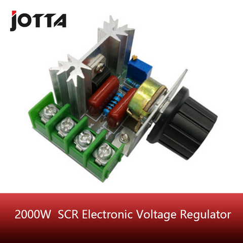 Módulo regulador de voltaje electrónico SCR de 2000W y 220V, Control de velocidad, atenuación ► Foto 1/6