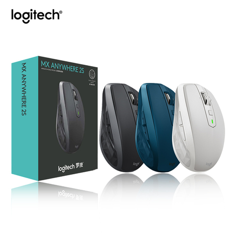 Logitech MX Anywhere 2S Multi-dispositivo Wireless Mobile Mouse 2,4 Ghz Nano de ratón Mouse Multi -dispositivo de Control ► Foto 1/6