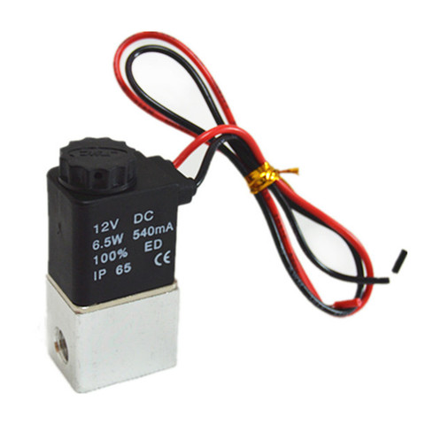 Válvula neumática 2V025-08 con envío gratis, válvula de aire solenoide de 1/4 pulgadas, válvula de aire 12vdc 24vdc 220vac 0-1Mpa, presión C ► Foto 1/1