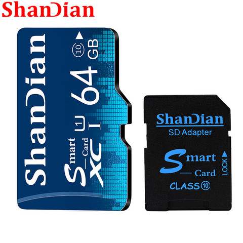 SHANDIAN tarjeta de memoria EVO 32G 95 MB/S SDHC MicroSD de 64 GB, 8 GB, 16GB y GB 4K Micro SD TF ► Foto 1/6