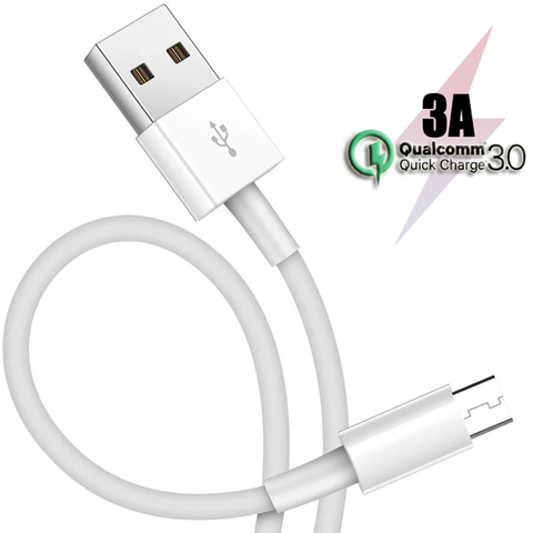 Cable USB de carga rápida para móvil, Cable Micro/Tipo C/8 pines de 0,5 m, 2m, 3m, carga rápida 3,0 para iPhone, Samsung y Huawei ► Foto 1/6