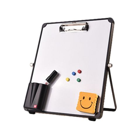 Pizarra blanca borrable magnética tablero de mensajes de escritorio soporte reutilizable chico Mini caballete ► Foto 1/6