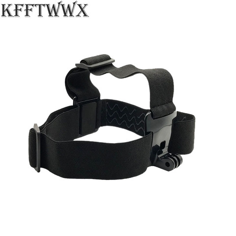 KFFTWWX-Correa de cabeza ajustable para cámara Gopro Hero 9, accesorios para cámara Yi SJCAM SJ4000 EKEN H9 H9R AKASO, color negro, 8, 7, 6, 5 ► Foto 1/6