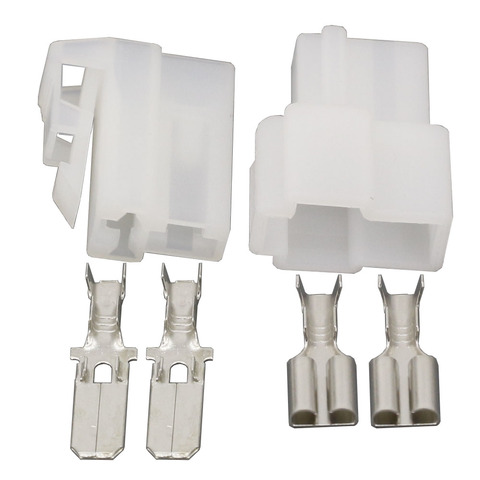 Conector de 2 pines para coche, serie 6,3mm, enchufe automotriz con terminal DJ7022A-6.3-11/21 ► Foto 1/6