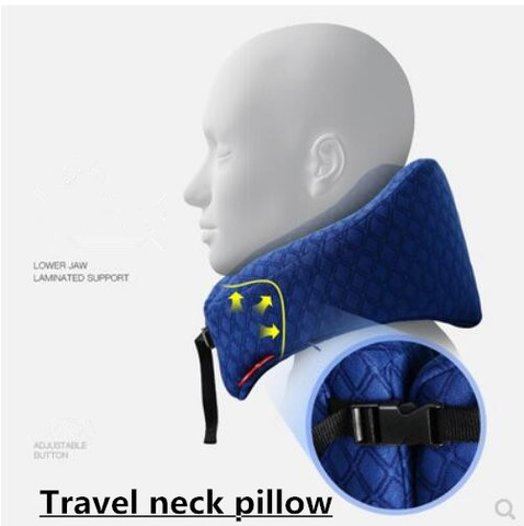 Almohada suave en forma de U para el cuello, almohada de espuma viscoelástica para el cuidado de la salud, almohadas de viaje para coche y avión para adultos y bebés ► Foto 1/6