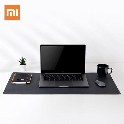 Xiaomi-alfombrilla de ratón de cuero PU Extra grande, tapete de escritorio de roble Natural, antisuciedad, impermeable, para teclado de ordenador, cubierta de mesa ► Foto 1/6