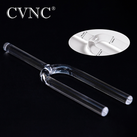 CVNC-tazón de Canto de cristal, 440Hz o 432Hz, 16mm, cristal de cuarzo transparente, diapasón para cantar ► Foto 1/1
