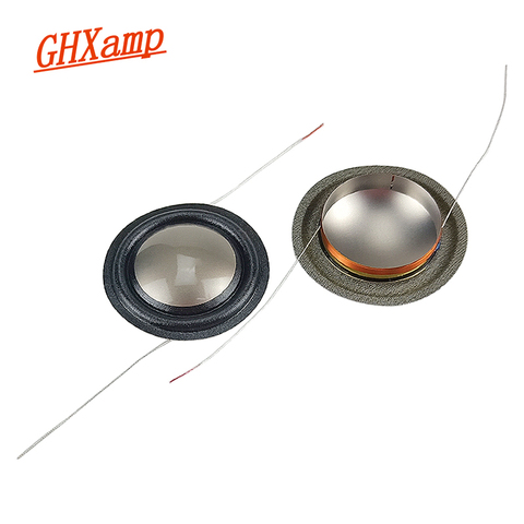 GHXAMP-bobina de voz Tweeter de 25,9mm, pieza de reparación de altavoces de 8ohm, película de titanio, 26 núcleos para altavoz B & W, bobina de aluminio revestida de cobre, 2 uds. ► Foto 1/6