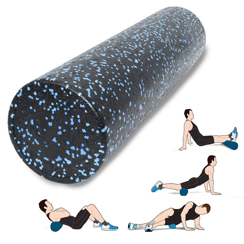 45CM Yoga Fitness de rodillos de masaje del PPE de alta densidad rodillo de espuma para ejercicio bloque de Yoga para la terapia física de tejido profundo muscular Relex ► Foto 1/6