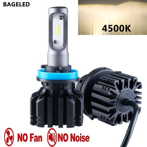 H4 LED H7 H11 H8 HB4 H1 H3 9005 HB3 de S5 bombillas de faro delantero de coche 60W 8000LM accesorios del coche 6500K 4500K 8000K led Luz de niebla ► Foto 1/6