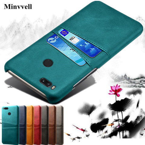 Funda para Xiaomi Mi 5X 6X A1 A2 Mi5 Mi6 5s plus, protector con ranura para tarjeta, de cuero PU + funda trasera de PC para Xiaomi 8 9 se Max 3 2 Mix 2s Poco F1 ► Foto 1/6