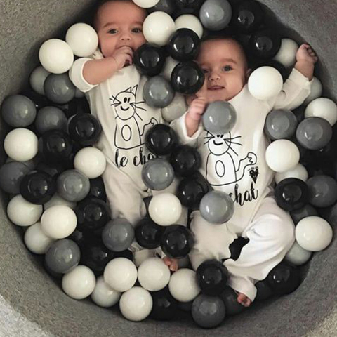 100 unids/set respetuoso del medio ambiente bolas para seco PISCINA DE BOLAS de plástico suave ola de mar juguetes para los niños piscina de agua Juguetes ► Foto 1/6