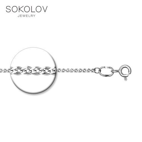 Pulsera de plata SOKOLOV, joyería de moda, 925, para mujeres/hombres, hombre/mujer ► Foto 1/1