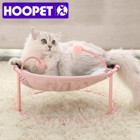 HOOPET-cama para gatos, hamaca para mascotas, camas para gatos, alfombrilla para casa para gatos, cama cálida para perros pequeños, tumbona para ventana de gatito ► Foto 1/6