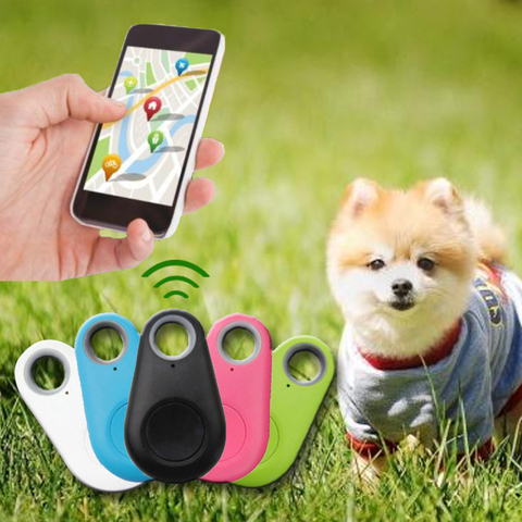 Mini rastreador GPS para mascotas Perro inteligente, Bluetooth 4,0, alarma antipérdida, bolsa inalámbrica para niños, BILLETERA, localizador de llaves ► Foto 1/6