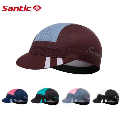 Santic-gorros de ciclismo Unisex, transpirables y ajustables, sombreros para andar en bicicleta, ligeros y absorbentes para el sudor ► Foto 1/6