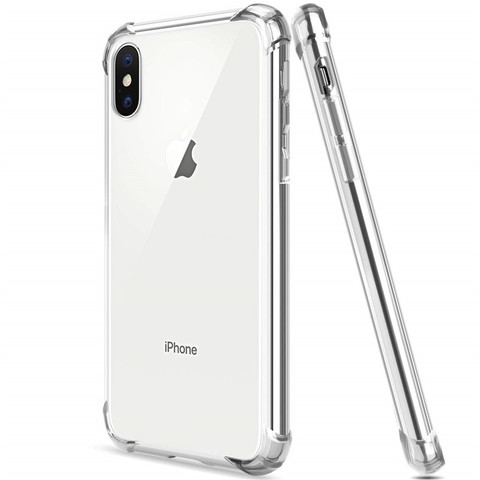 Funda blanda transparente a prueba de golpes para iPhone, cubierta trasera de silicona de lujo para iPhone 6 6S 7 8 Plus SE 2022, XR X XS Max ► Foto 1/6