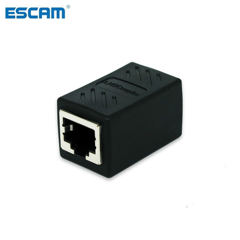 Puerto hembra a hembra RJ45, divisor de red Ethernet LAN, Conector de cabeza de transferencia RJ45, acoplador adaptador CAT5 CAT6 Sockt ► Foto 1/6