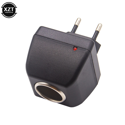 Adaptador de CA con enchufe de coche, Cargador automático, enchufe europeo de 220V CA a 12V CC, para dispositivos electrónicos de coche, uso en casa ► Foto 1/6