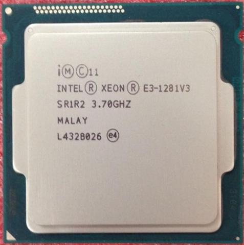 Procesador Intel Xeon E3 1281 V3 CPU 3,7 GHz 8M 4 Core 8 hilos LGA1150 ► Foto 1/1