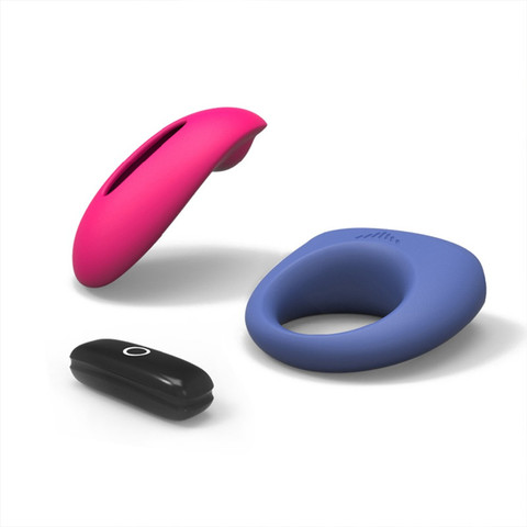 Vibrador elegante e inalámbrico con aplicación Magic Motion para parejas juguete sexual, Candy + Dante, anillo vibrador, retardante de eyaculación y clítoris ► Foto 1/6