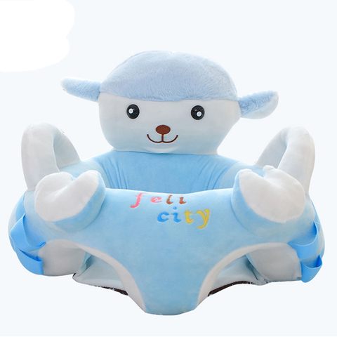 Sofá de peluche lavable para bebé, funda de asiento para aprender a sentarse, suave, de felpa, de 0 a 10 M ► Foto 1/1