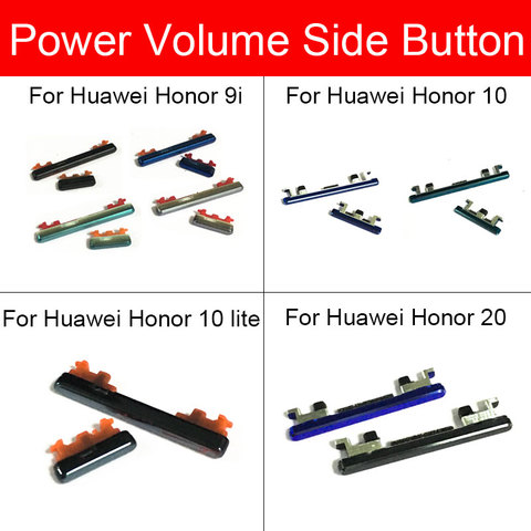 Botón de volumen de alimentación Cable de cinta flexible para Huawei Honor 9i 10 20 Lite arriba abajo botón de Control de Audio piezas de repuesto ► Foto 1/6