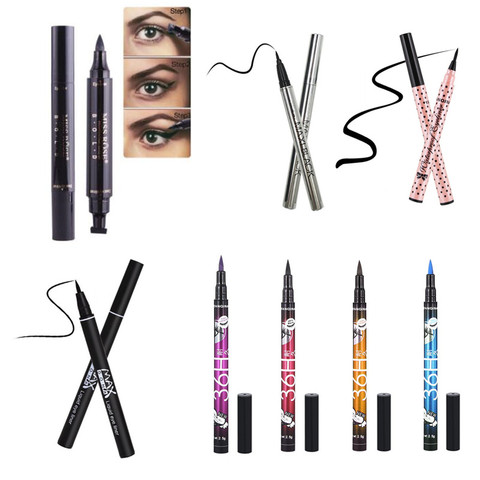 Lápiz delineador de ojos líquido negro, 1 uds., resistente al agua, de larga duración, bonito maquillaje, cosméticos, herramientas de belleza ► Foto 1/6