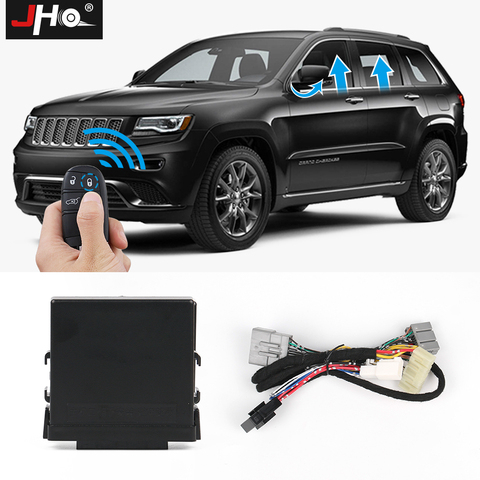 JHO 4-puerta de coche ventana cerca de Kit para Jeep Grand Cherokee 2014-2022 15 2016 17 2022 WK2 Accesorios ► Foto 1/6