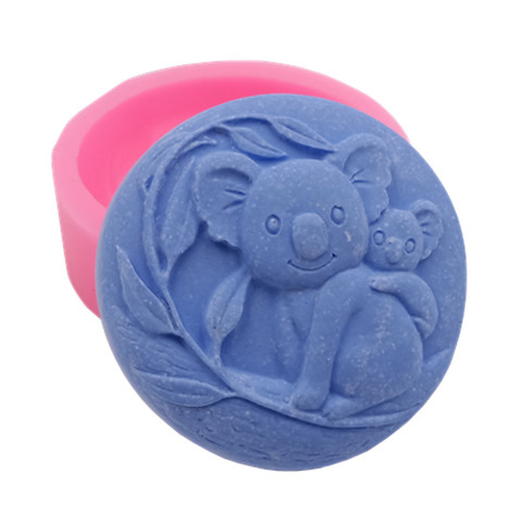 Molde de jabón de silicona con diseño de Koala moldes decorativos para tartas ► Foto 1/5