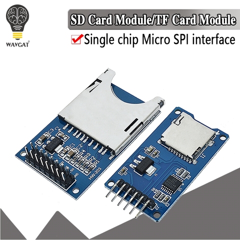 Tarjeta de expansión WAVGAT Micro SD tarjeta Micro SD TF módulo de protección de memoria SPI para promoción Arduino ► Foto 1/6