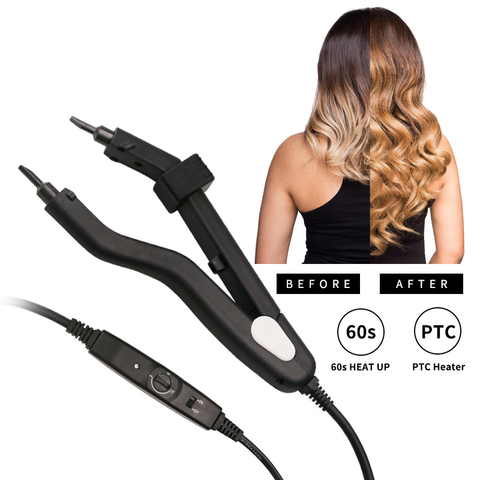 Conector de pelo de hierro con Control de alta temperatura, Mini cabeza de sol, extensión de cabello inteligente, sin daños, novedad de 2022 ► Foto 1/5