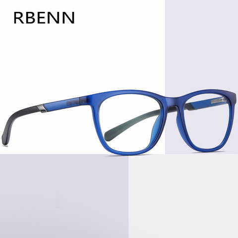 RBENN-gafas de lectura con bloqueo de luz azul para hombre, anteojos de lectura con bloqueo de luz azul de alta calidad para negocios, TR90, presbicia + 2022, novedad de 1,75 ► Foto 1/6