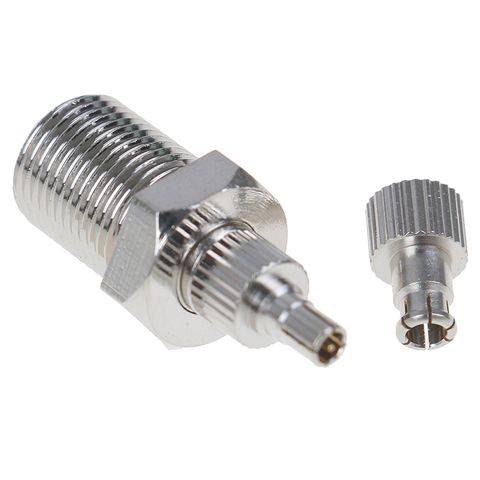 Nickel Plated 26mm F Female To TS9 & CRC9 Male Plug Coaxial Adapter RF Connector ► Foto 1/6