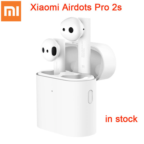 Xiaomi-auriculares Airdots Pro 2s, auriculares inalámbricos con tecnología TWS, auriculares estéreo con micrófono, auriculares manos libres 2022 originales ► Foto 1/6