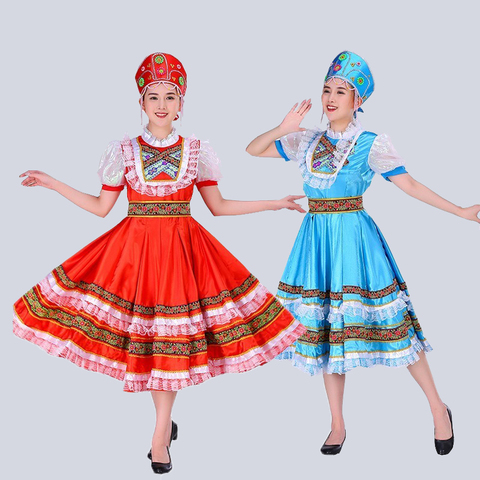 Songyuexia-vestido clásico de baile ruso, traje de princesa europea para escenario, ropa para el escenario ► Foto 1/5