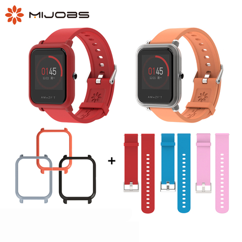 Correa de muñeca para Amazfit Bip GTS, pulsera de 20mm para Xiaomi Huami Amazfit Bip, funda protectora para reloj Amazfit Bip S ► Foto 1/6