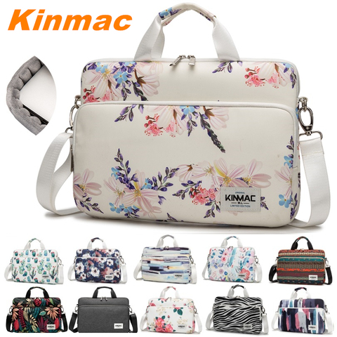 Kinmac marca hombro bolsa de ordenador portátil 13,14 