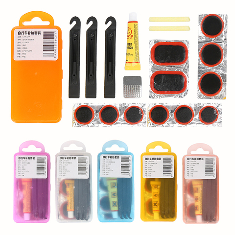 Multi-Purpose Bicycle Tire Repair Tool Tyre Rubber Patch Piece Cycling Puncture Emergency Repair Tools Kits Bike Accessories ► Foto 1/6